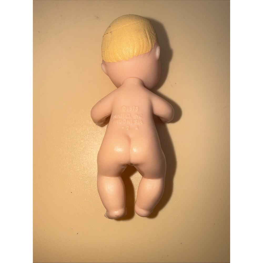 Mattel Vintage 1973 Barbie Baby Krissy Doll Infant Tiny Doll Figure Blue Eyes D1 - Picture 5 of 5